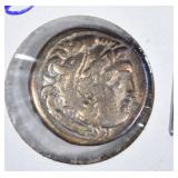 336-320 BC SILVER DRACHM