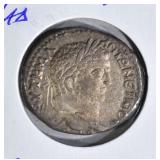 198-211 AD LARGE SILVER TETRADRACHM 198-211 AD LARGE SILVER TETRADRACHM