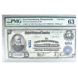 1902 $5 NATIONAL CURRENCY PMG 63 EPQ 1902 $5 NATIONAL CURRENCY PMG 63 EPQ