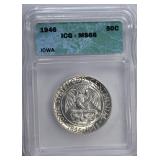 1946 IOWA COMMEM HALF DOLLAR 1946 IOWA COMMEM HALF DOLLAR
