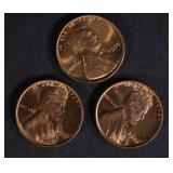 3 1930 LINCOLN CENTS GEM BU RD 3 1930 LINCOLN CENTS GEM BU RD