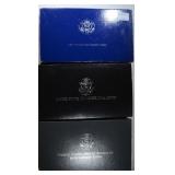 3 TWO PIECE PROOF SETS 3 TWO PIECE PROOF SETS