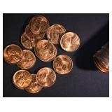 BU ROLL OF 1946-S LINCOLN CENTS BU ROLL OF 1946-S LINCOLN CENTS