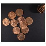 1950 BU LINCOLN CENT ROLL 1950 BU LINCOLN CENT ROLL