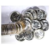 BU ROLL OF 1945-P SILVER JEFFERSON WAR NICKELS BU ROLL OF 1945-P SILVER JEFFERSON WAR NICKELS
