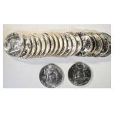 BU FRANKLIN HALF DOLLAR LOT: BU FRANKLIN HALF DOLLAR LOT: