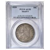 1830 CAPPED BUST HALF DOLLAR PCGS 1830 CAPPED BUST HALF DOLLAR PCGS
