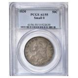 1830 CAPPED BUST HALF DOLLAR PCGS