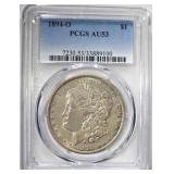 1894-O MORGAN DOLLAR PCGS AU53 1894-O MORGAN DOLLAR PCGS AU53
