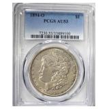 1894-O MORGAN DOLLAR PCGS AU53