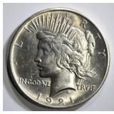 1921 PEACE DOLLAR CH BU 1921 PEACE DOLLAR CH BU