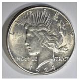 1924-S PEACE DOLLAR BU 1924-S PEACE DOLLAR BU