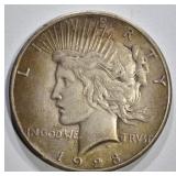 1928 PEACE DOLLAR XF