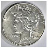 1935-S PEACE DOLLAR AU/BU 1935-S PEACE DOLLAR AU/BU