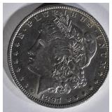 1897-O MORGAN DOLLAR AU/BU