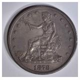 1878-S TRADE DOLLAR  CH BU