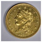 1836 $2 1/2 GOLD CLASSIC HEAD  CH BU