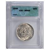 1946 IOWA COMMEM HALF DOLLAR 1946 IOWA COMMEM HALF DOLLAR
