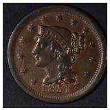 1851 LARGE CENT BU