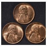 3 1930 LINCOLN CENTS GEM BU RD 3 1930 LINCOLN CENTS GEM BU RD
