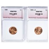 1959 & 1960 L.D. LINCOLN CENTS