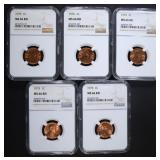 5 - 1975 LINCOLN CENT NGC MS66RD 5 - 1975 LINCOLN CENT NGC MS66RD