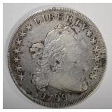 1799 BUST DOLLAR VF SPOTS