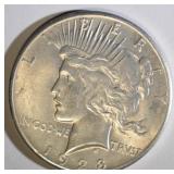 1928 PEACE DOLLAR  BU