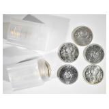 27 CH BU CANADA SILVER DOLLARS: 27 CH BU CANADA SILVER DOLLARS: