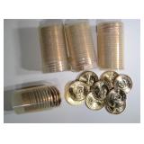 BU ROLLS: 2-2007-P & 2-07-D JEFFERSON DOLLARS BU ROLLS: 2-2007-P & 2-07-D JEFFERSON DOLLARS