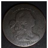 1801 DRAPED BUST LARGE CENT, VG