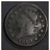 1810 LARGE CENT GOOD SPOTS 1810 LARGE CENT GOOD SPOTS