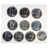 10-PROOF 1964 KENNEDY HALF DOLLARS 10-PROOF 1964 KENNEDY HALF DOLLARS