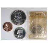 1951 GEM PROOF SET - 5c & 10c in CELLO 1951 GEM PROOF SET - 5c & 10c in CELLO