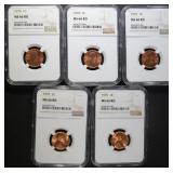 5 - 1975 LINCOLN CENT NGC MS66RD 5 - 1975 LINCOLN CENT NGC MS66RD