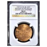 1939 CA HK-481 SO CALLED DOLLAR NGC