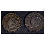 1817 & 1831 LARGE CENTS FINE