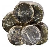 6-GEM BU 1944-P SILVER JEFFERSON NICKELS 6-GEM BU 1944-P SILVER JEFFERSON NICKELS