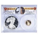 2016-W Pf ASE & 16-W Pf $5 GOLD EAGLE, PCGS PR 70 2016-W Pf ASE & 16-W Pf $5 GOLD EAGLE, PCGS PR 70