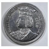 1893 ISABELLA QUARTER  CH BU