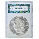 1885-O MORGAN DOLLAR NCGS GEM BU PL