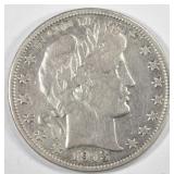 1913 BARBER HALF DOLLAR VF/XF