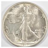 1917-S REV WALKING LIBERTY HALF DOLLAR CH BU 1917-S REV WALKING LIBERTY HALF DOLLAR CH BU