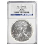 2011 ASE NGC MS 69 ER 2011 ASE NGC MS 69 ER