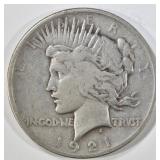 1921 PEACE DOLLAR FINE 1921 PEACE DOLLAR FINE