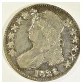 1826 CAPPED BUST HALF DOLLAR VF/XF