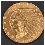 1910 GOLD $2.5 INDIAN CH BU 1910 GOLD $2.5 INDIAN CH BU