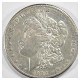 1883-S MORGAN DOLLAR AU