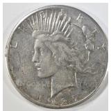 1927 PEACE DOLLAR CH AU