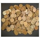 250 MIXED DATE S WHEAT CENTS